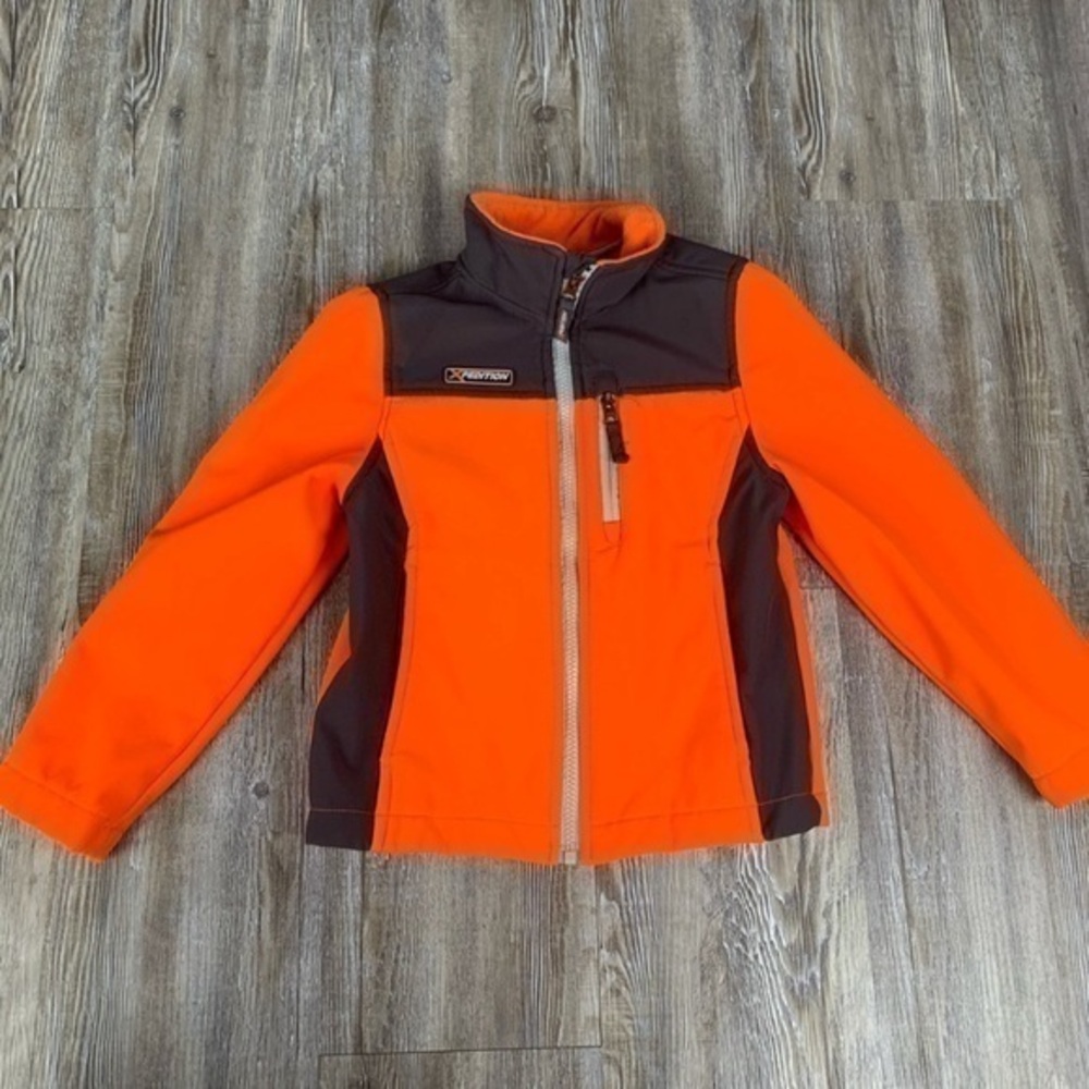 Xpedition Zip Front Fleece Lined Jacket Orange